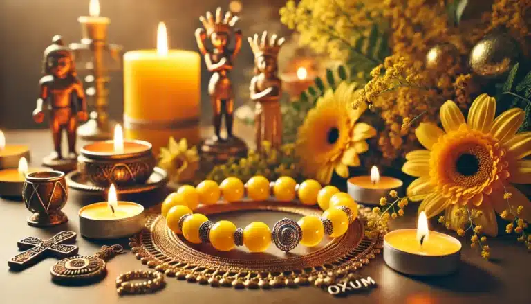 A Importância da Guia Amarela na Umbanda para a Proteção e Equilíbrio Espiritual na Umbanda