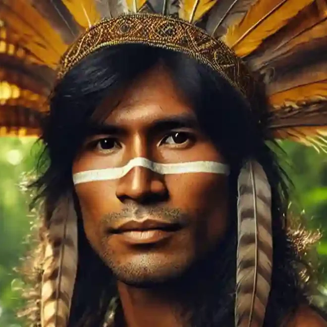 Caboclo Pena Dourada: O Guerreiro da Luz e Sabedoria