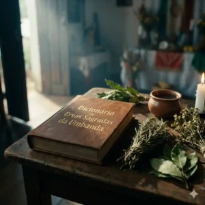 Dicionário de Ervas Sagradas da Umbanda: Guia Completo com 30+ Ervas, Usos e Orixás Regentes