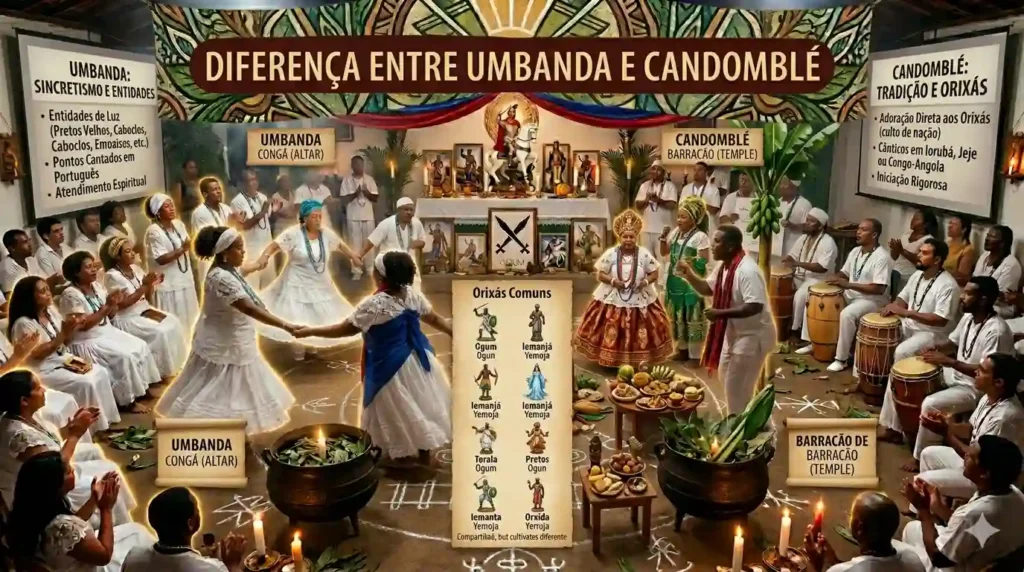 Diferença Entre Umbanda e Candomblé
