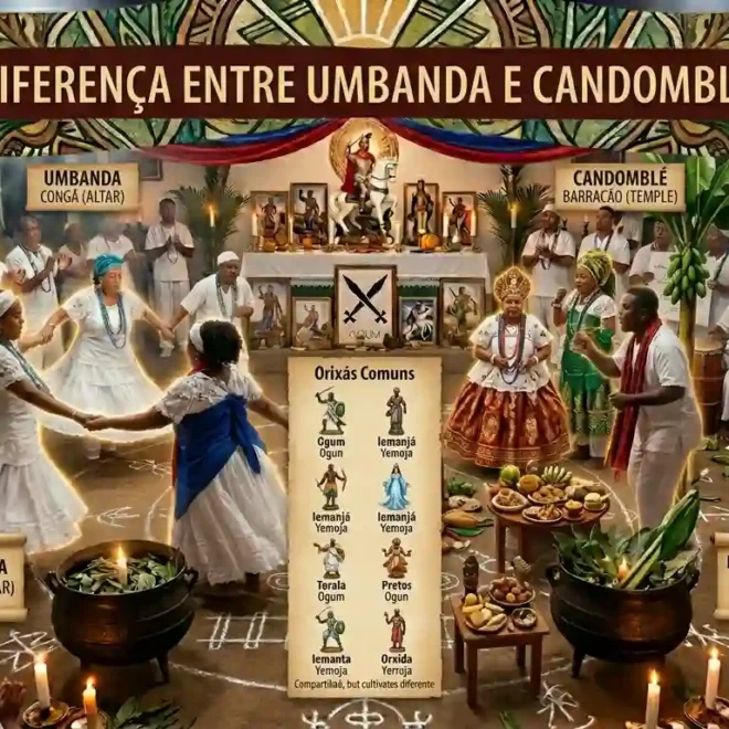 Diferença Entre Umbanda e Candomblé: Guia Definitivo