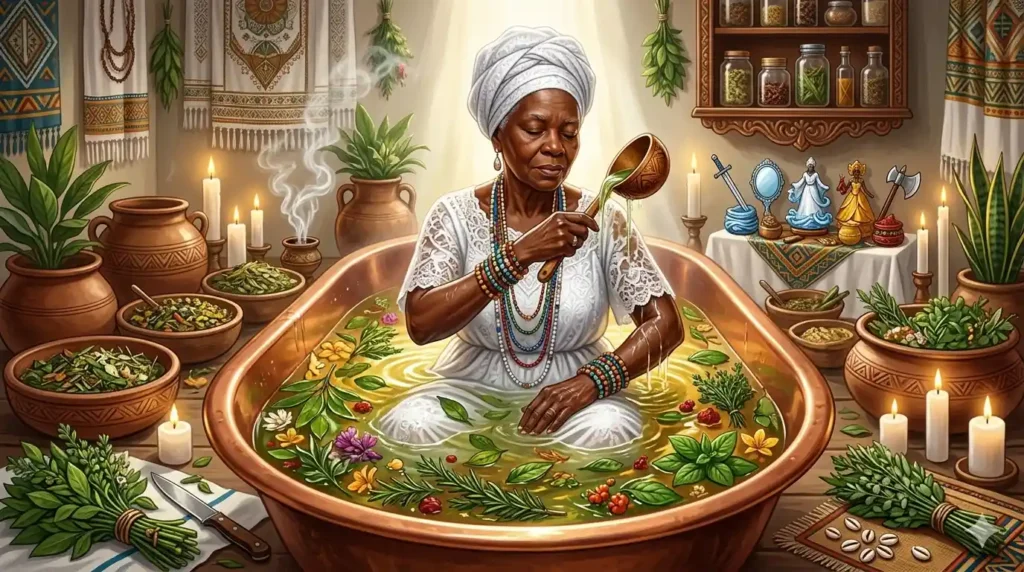 banhos espirituais na umbanda