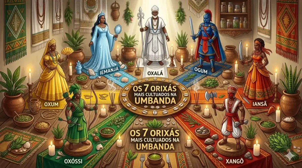 orixás mais cultuados na umbanda